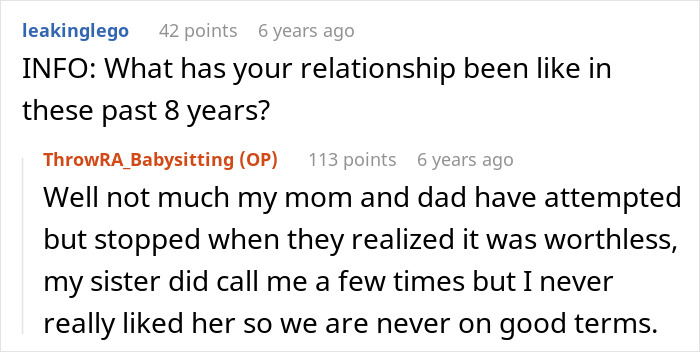 25YO Has No Babysitting Help For The Sis Who Outed Her To Their Family And Destroyed Her Teen Years 25YO Has No Babysitting Help For The Sis Who Outed Her To Their Family And Destroyed Her Teen Years