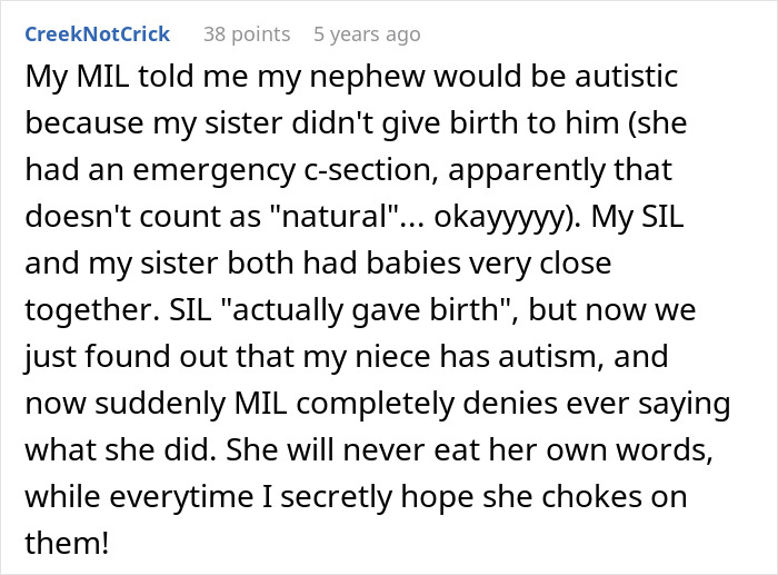 Evil Grandma Hopes Couple Has Severely Autistic Child Just Like Hers, Wants Them In Same Boat