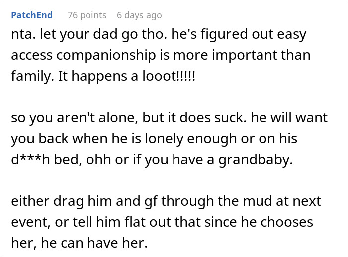 Dad Ruins Bond With Bride Over His GF Of 1.5 Years, Invites Her To Wedding Against Daughter’s Wishes Dad Ruins Bond With Bride Over His GF Of 1.5 Years, Invites Her To Wedding Against Daughter’s Wishes