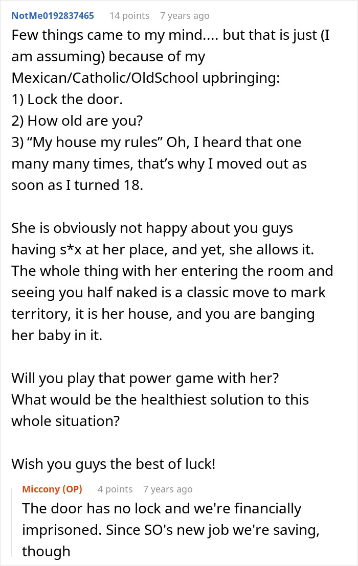 Nightmare MIL Marks Her Territory By Intentionally Walking In On DIL Changing Nightmare MIL Marks Her Territory By Intentionally Walking In On DIL Changing