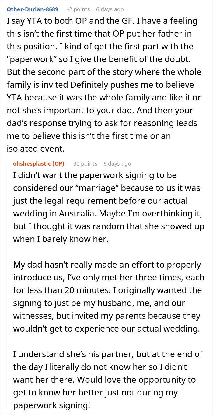 Dad Ruins Bond With Bride Over His GF Of 1.5 Years, Invites Her To Wedding Against Daughter’s Wishes Dad Ruins Bond With Bride Over His GF Of 1.5 Years, Invites Her To Wedding Against Daughter’s Wishes