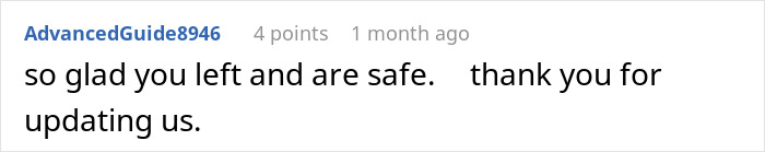 A comment about a woman questioning her fiancé's upset about football, expressing relief that she is safe. A comment about a woman questioning her fiancé's upset about football, expressing relief that she is safe.