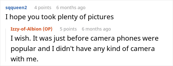 A screenshot showing a user comment wishing for pictures of the boss's stupid idea preventing customers from entering. A screenshot showing a user comment wishing for pictures of the boss's stupid idea preventing customers from entering.