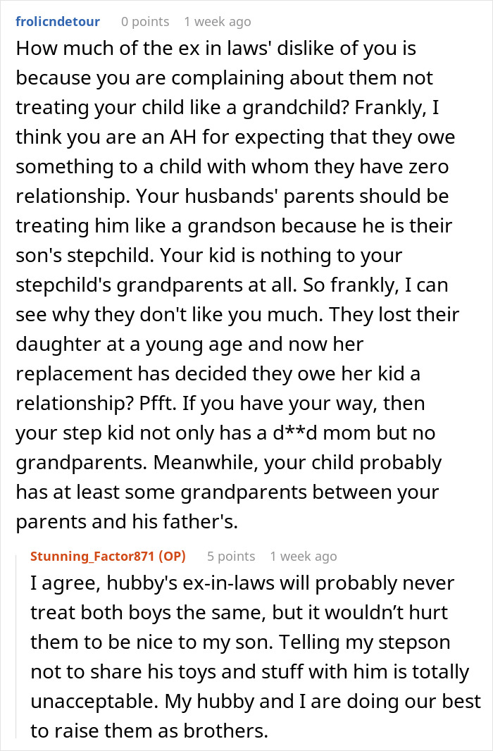 Woman Lets Her Husband Go Hard On His Ex-In-Laws After Her Son Starts Asking Painful Questions