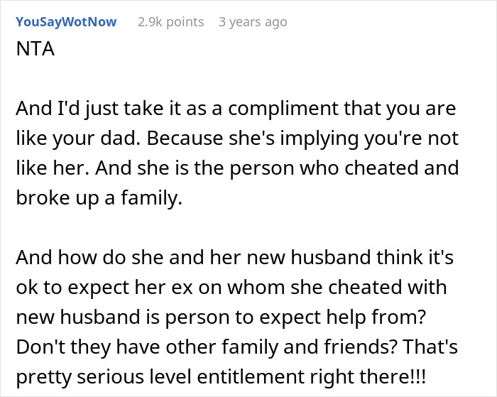 Guy Refuses To Help With Ex-Wife’s Kids After Accident, Couple Berate Him, 16YO Calls Them Entitled Guy Refuses To Help With Ex-Wife’s Kids After Accident, Couple Berate Him, 16YO Calls Them Entitled
