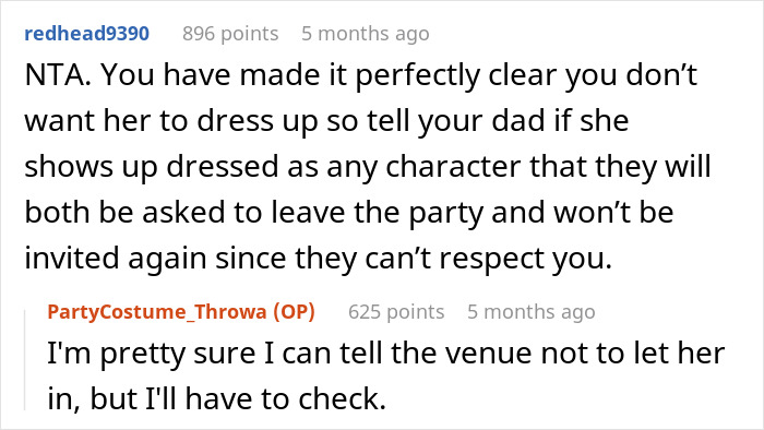 Stepmom tries to hijack kids birthday party by dressing up as a K-Pop character, gets banned from future parties. Stepmom tries to hijack kids birthday party by dressing up as a K-Pop character, gets banned from future parties.