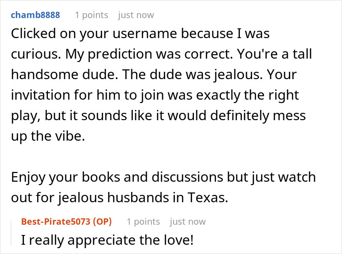 Husband Is Very Uncomfortable With The Books His Wife Reads During Book Club, Blames It All On One Person