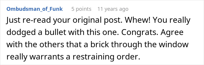 A comment about friends saving a woman's life by letting her talk herself into breaking up with a childish BF. A comment about friends saving a woman's life by letting her talk herself into breaking up with a childish BF.