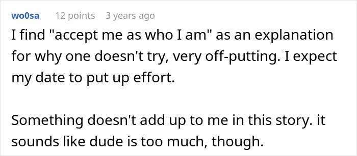 A comment questioning why a guy cancels their date over a theory he came up with after seeing her Instagram. A comment questioning why a guy cancels their date over a theory he came up with after seeing her Instagram.