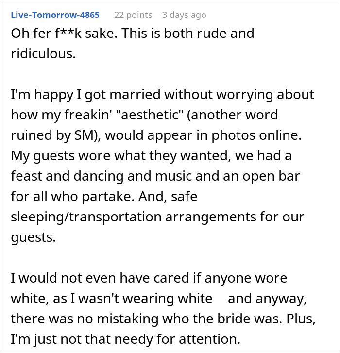 Bride Updates Website A Day Before The Wedding, Gets Upset People Ignored The New Rule Bride Updates Website A Day Before The Wedding, Gets Upset People Ignored The New Rule
