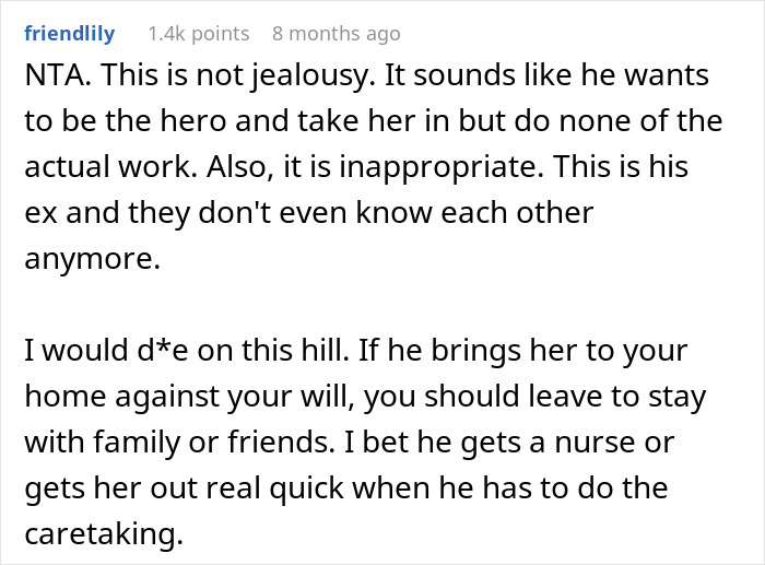 Husband Drops Everything To Help His Sick Ex Wife, Doesn't Care What His Current Wife Thinks Husband Drops Everything To Help His Sick Ex Wife, Doesn't Care What His Current Wife Thinks