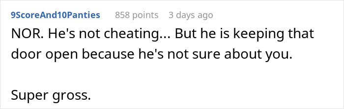 A woman rethinks her engagement after her future father-in-law reveals her son&rsquo;s backup plan. Reddit comments.