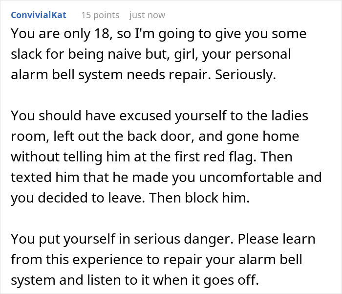 20YO Dude Turns First Date Into The Creepiest Experience For 18YO, She Can't Wait For It To End 20YO Dude Turns First Date Into The Creepiest Experience For 18YO, She Can't Wait For It To End