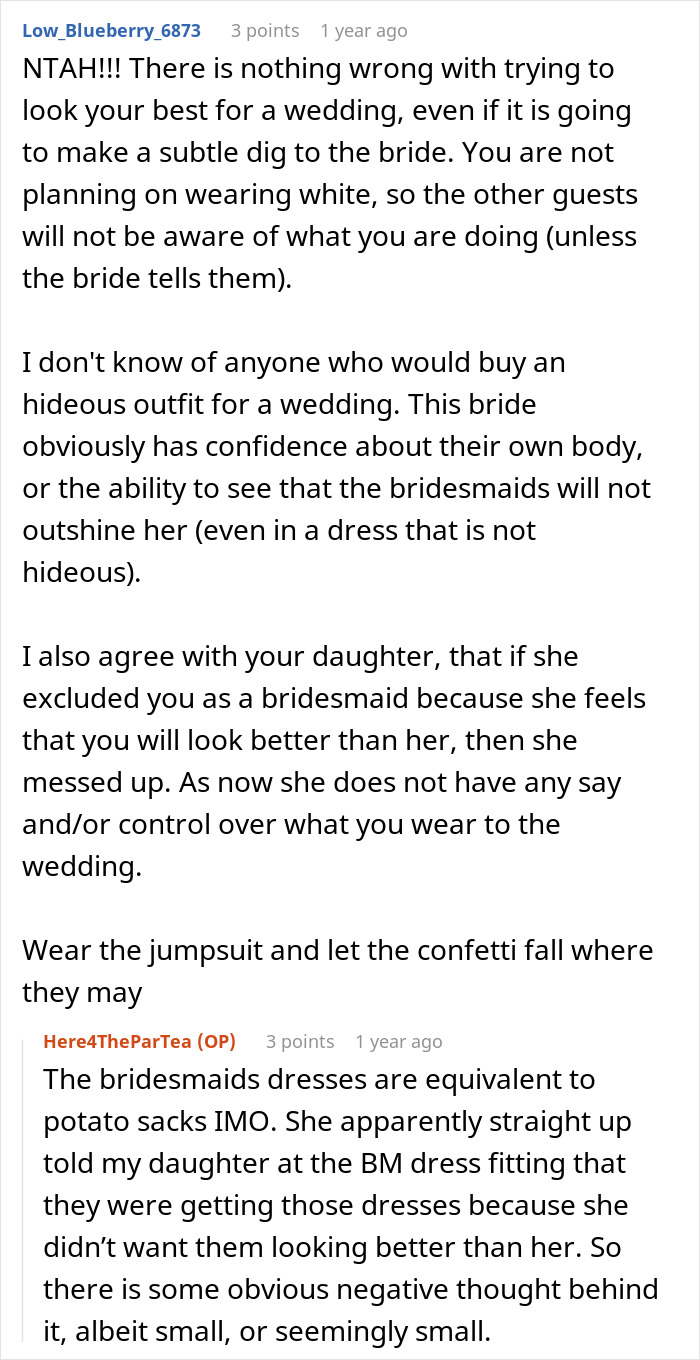 Woman Plans To Upstage Jealous SIL At Her Own Wedding After She's Excluded Due To Losing Weight Woman Plans To Upstage Jealous SIL At Her Own Wedding After She's Excluded Due To Losing Weight