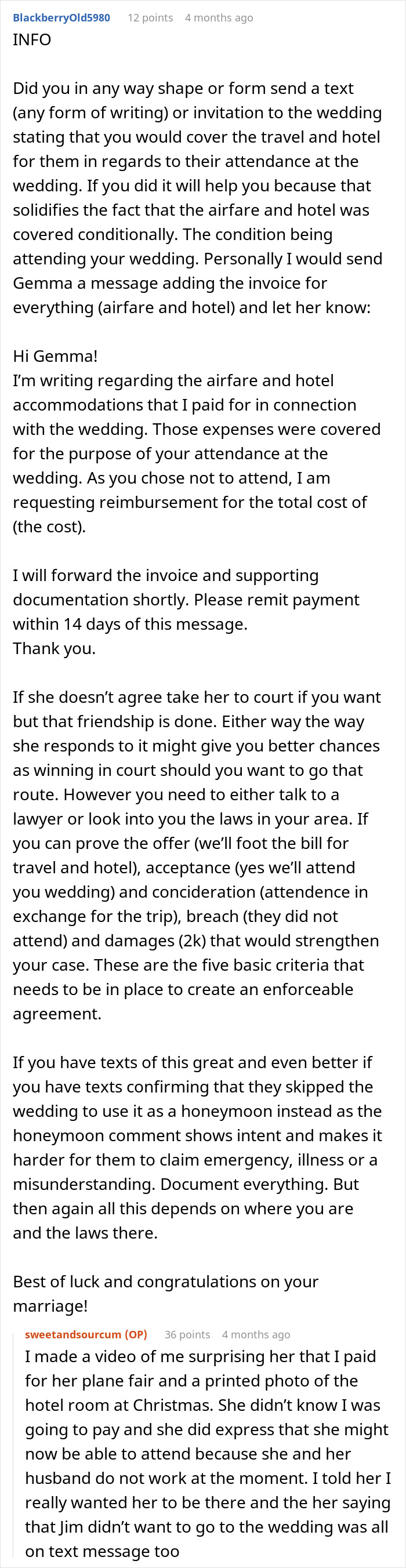 Woman Skips Best Friend's Wedding, Says It's Because She Wanted A Honeymoon, The Real Reason Is Much Worse