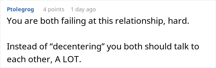 “Decided To ‘Decenter’ My Husband A Couple Of Years Ago And Here's How It's Going” “Decided To ‘Decenter’ My Husband A Couple Of Years Ago And Here's How It's Going”