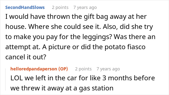 A Reddit comment discussing a wild Thanksgiving where MIL put essential oils in holiday dishes. A Reddit comment discussing a wild Thanksgiving where MIL put essential oils in holiday dishes.