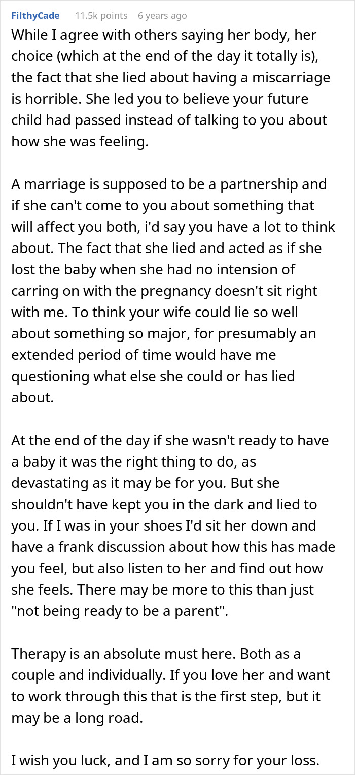 Couple Try For A Baby And Are Overjoyed When It Happens, Man Crushed As Wife Later Secretly Ends It Couple Try For A Baby And Are Overjoyed When It Happens, Man Crushed As Wife Later Secretly Ends It