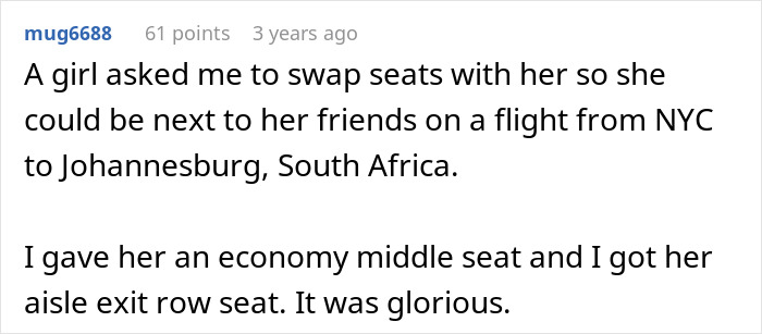 Man Shares A Ridiculous Story That Permanently Changed His Mind On Being Nice And Swapping Seats