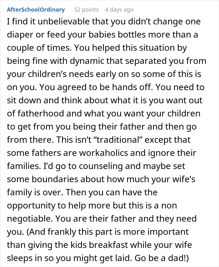 Christian Guy Agrees To Strict Gender Roles In The Family, Upset Wife Actually Enforces Them