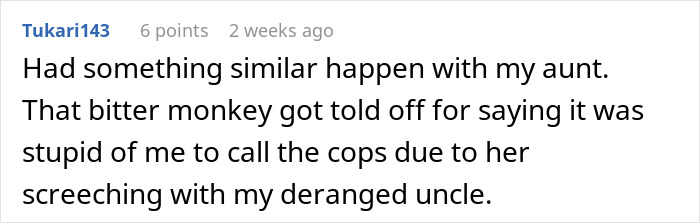 A comment relating a similar experience to a 19YO daughter's situation with a narcissist mom's attack. A comment relating a similar experience to a 19YO daughter's situation with a narcissist mom's attack.