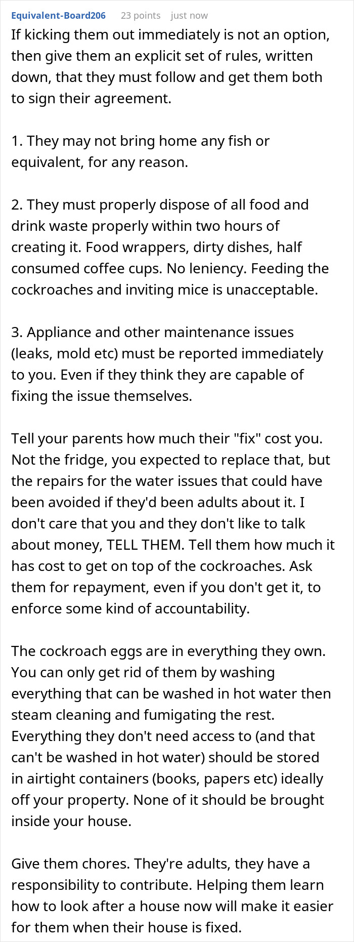Filthy Parents Move In With Daughter, Turn Her Clean Family Home Into A Cockroach-Filled Disaster Filthy Parents Move In With Daughter, Turn Her Clean Family Home Into A Cockroach-Filled Disaster