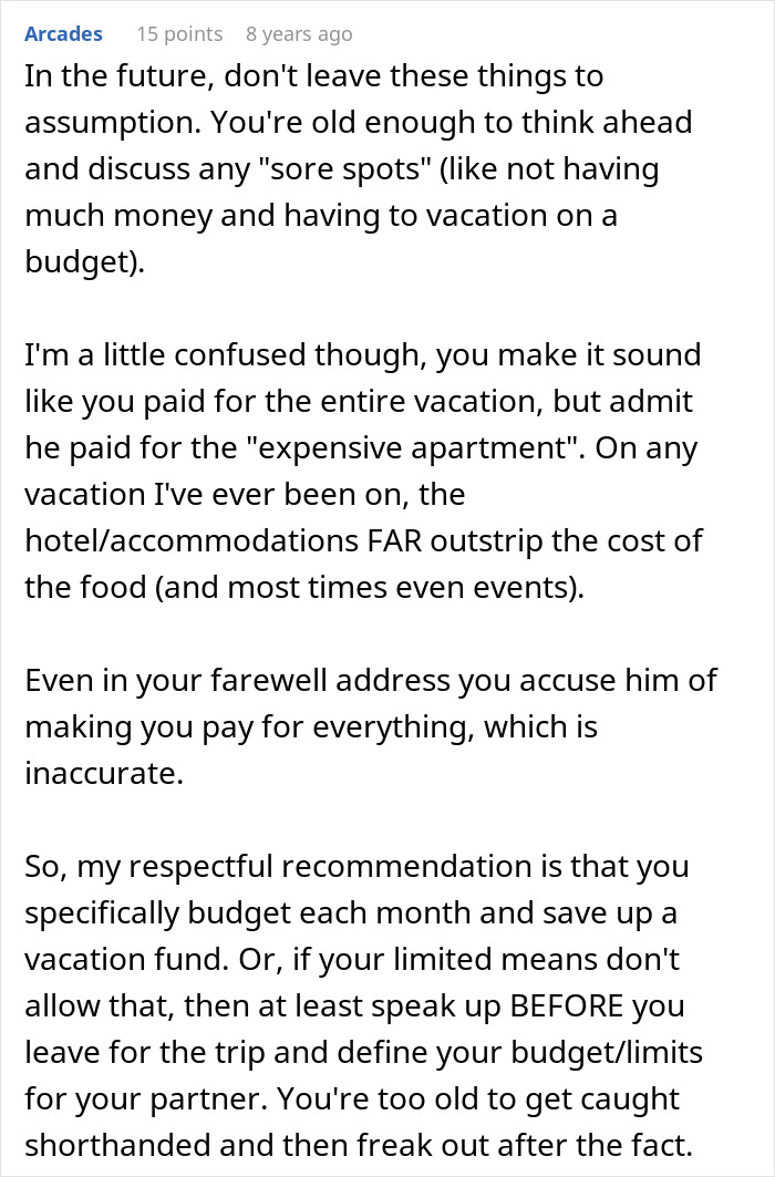 Woman Ends Things Before They Even Officially Start After One Trip With BF: “Lesson Learned” Woman Ends Things Before They Even Officially Start After One Trip With BF: “Lesson Learned”