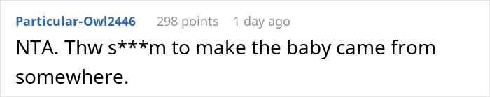 A comment highlighting that the guy regretting his SAHM wife and 6th kid is also responsible for the pregnancy. A comment highlighting that the guy regretting his SAHM wife and 6th kid is also responsible for the pregnancy.