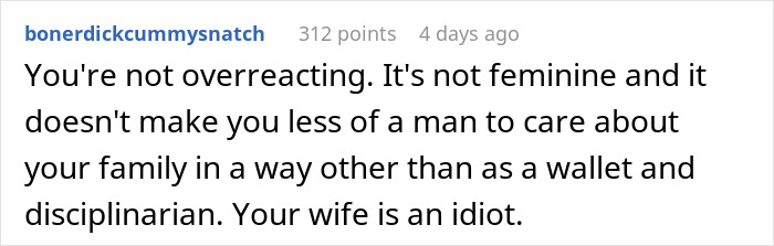 Christian Guy Agrees To Strict Gender Roles In The Family, Upset Wife Actually Enforces Them