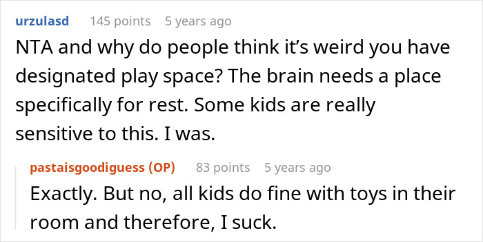 Mom reminds nanny about employer. Comment discusses nanny violating boundaries and play space.