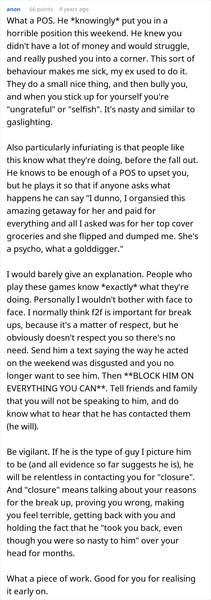 Woman Ends Things Before They Even Officially Start After One Trip With BF: “Lesson Learned” Woman Ends Things Before They Even Officially Start After One Trip With BF: “Lesson Learned”