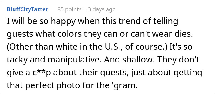 Bride Updates Website A Day Before The Wedding, Gets Upset People Ignored The New Rule Bride Updates Website A Day Before The Wedding, Gets Upset People Ignored The New Rule
