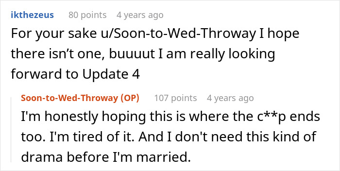Entitled man plans to propose at brother's wedding, hoping for no more drama before getting married.