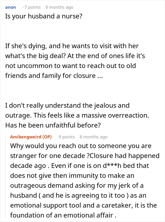 Husband Drops Everything To Help His Sick Ex Wife, Doesn't Care What His Current Wife Thinks Husband Drops Everything To Help His Sick Ex Wife, Doesn't Care What His Current Wife Thinks