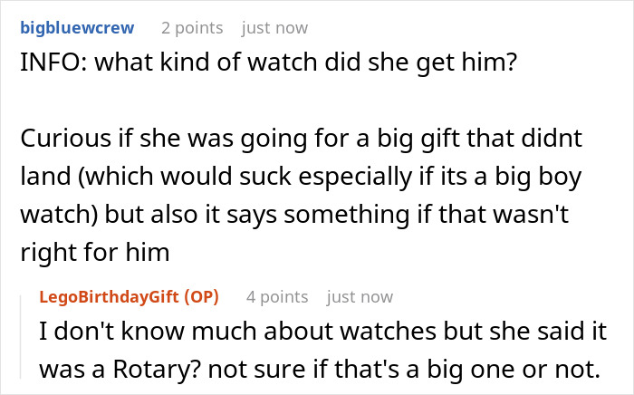 Woman Calls Boyfriend's Favorite Birthday Gift "Childish," His Twin Sister Doesn't Hold Back Woman Calls Boyfriend's Favorite Birthday Gift "Childish," His Twin Sister Doesn't Hold Back