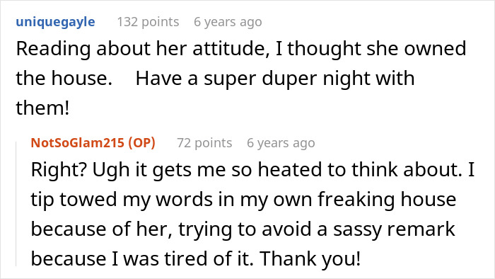 A screenshot of a user uniquegayle's comment, and a reply by NotSoGlam215, discussing a man's shiny spine. A screenshot of a user uniquegayle's comment, and a reply by NotSoGlam215, discussing a man's shiny spine.