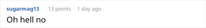 A concise comment expressing strong disapproval about a girlfriend's situation before getting married.