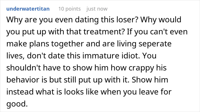Woman Starts Treating Boyfriend The Way He Treats Her: "If He Can Do It, Why Can't I?" Woman Starts Treating Boyfriend The Way He Treats Her: "If He Can Do It, Why Can't I?"