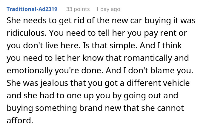Man Buys A Newer Car And It Upsets GF, She Ruins The Relationship With Her Stupid Revenge