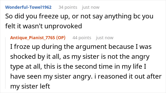 Woman Snaps At Brother's Wife, Finally Telling Her What She Thinks, Guy Just Freezes And Stares Woman Snaps At Brother's Wife, Finally Telling Her What She Thinks, Guy Just Freezes And Stares