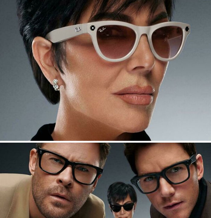 Kris Jenner and actors in commercials that people can't stand with their whole heart.