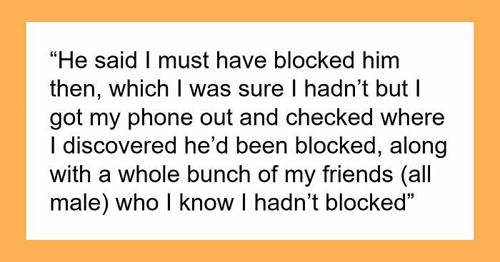 Boyfriend Secretly Blocks Woman’s Male Friends On Facebook, Claims It’s Just Being “Protective”