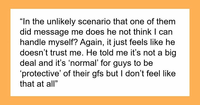 Boyfriend Secretly Blocks Woman’s Male Friends On Facebook, Claims It’s Just Being “Protective”