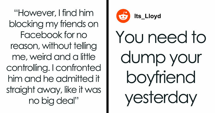 Boyfriend Secretly Blocks Woman’s Male Friends On Facebook, Claims It’s Just Being “Protective”