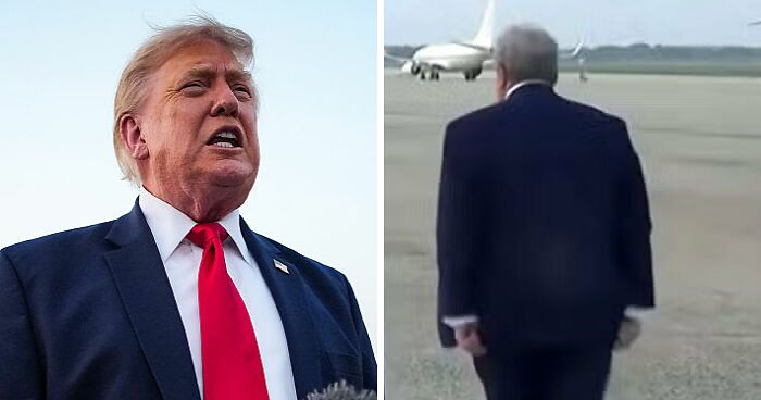 Donald Trump Body Double Conspiracy Theory Gains Ground After People Spot Detail In Background Of Interview