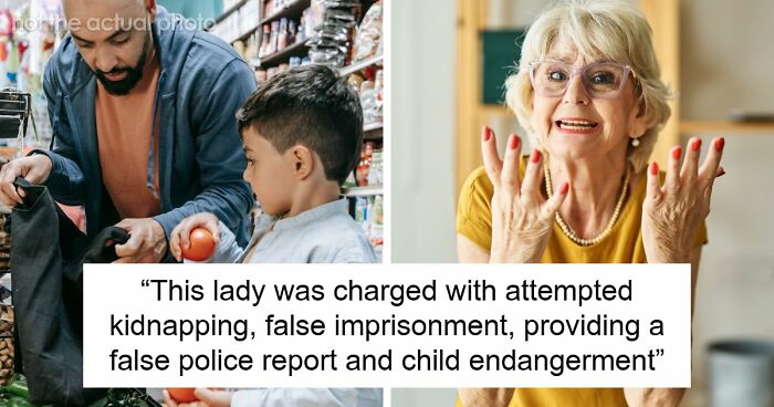 Old Karen Convinces Other Shoppers And The Manager This Guy Was Trying To Kidnap His Own Stepson