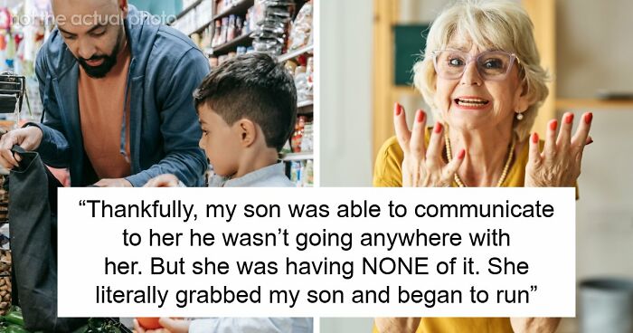 Old Karen Convinces Other Shoppers And The Manager This Guy Was Trying To Kidnap His Own Stepson