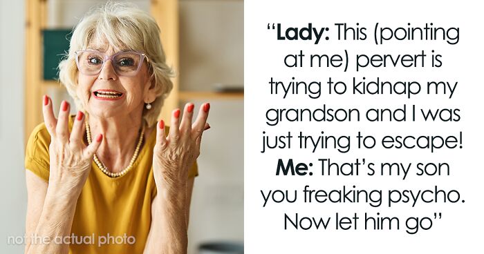 Old Karen Convinces Other Shoppers And The Manager This Guy Was Trying To Kidnap His Own Stepson
