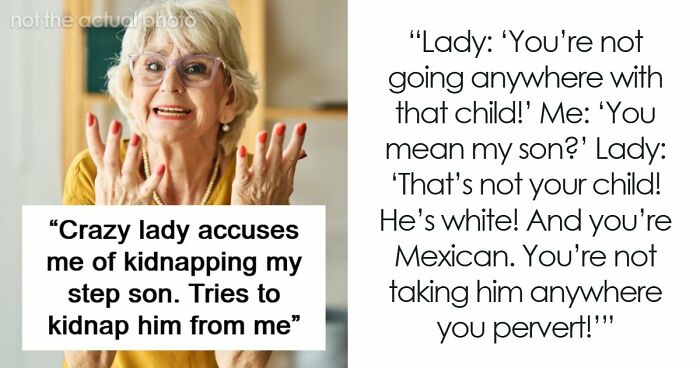 Old Karen Convinces Other Shoppers And The Manager This Guy Was Trying To Kidnap His Own Stepson