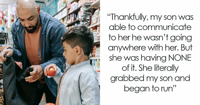 Old Karen Convinces Other Shoppers And The Manager This Guy Was Trying To Kidnap His Own Stepson